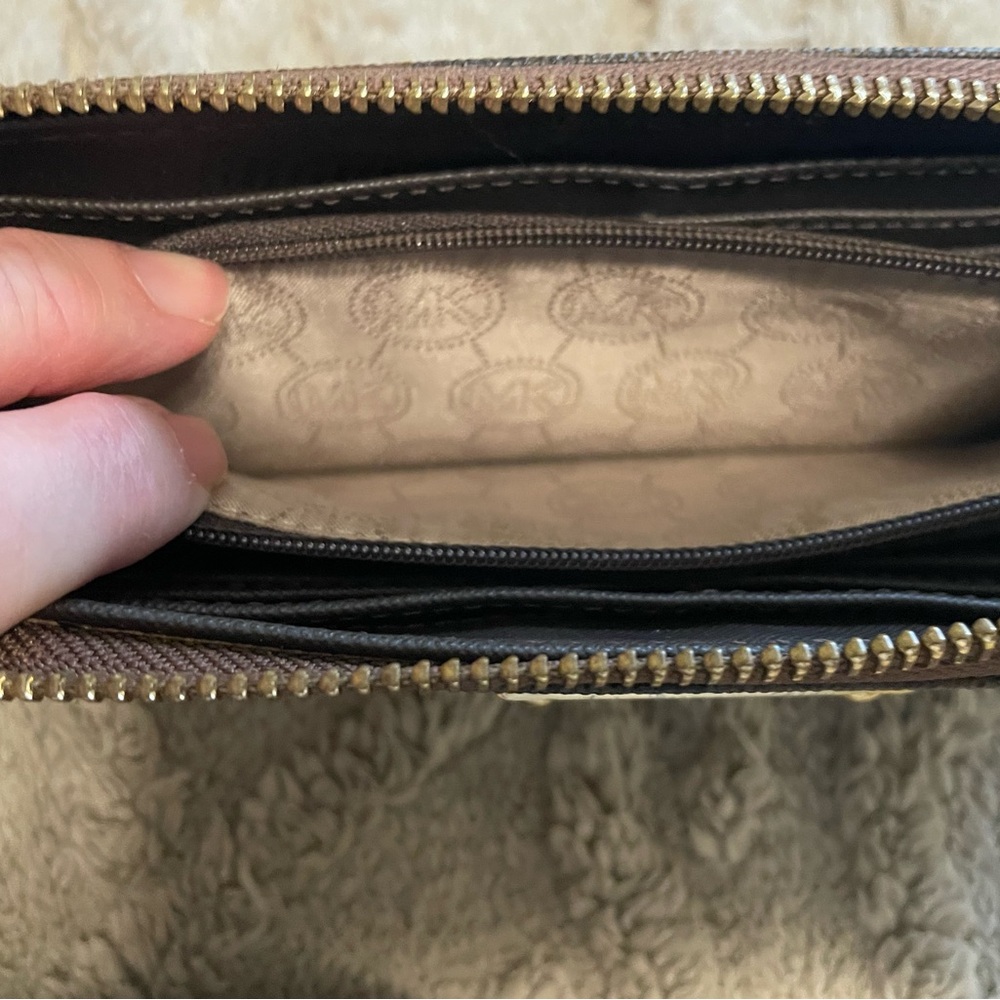 Michael Kors Long Wallet with Gold Accents - Picture 5 of 5